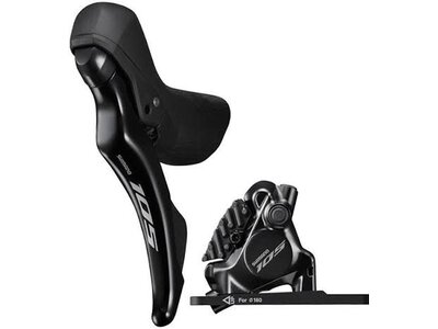 Shimano Shimano 105 ST-R7120-L Shift/Brake Lever - Left, 2x, Black