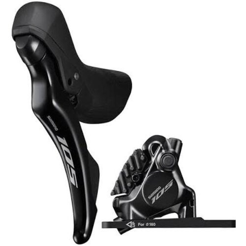 Shimano Shimano 105 ST-R7120-L Shift/Brake Lever - Left, 2x, Black