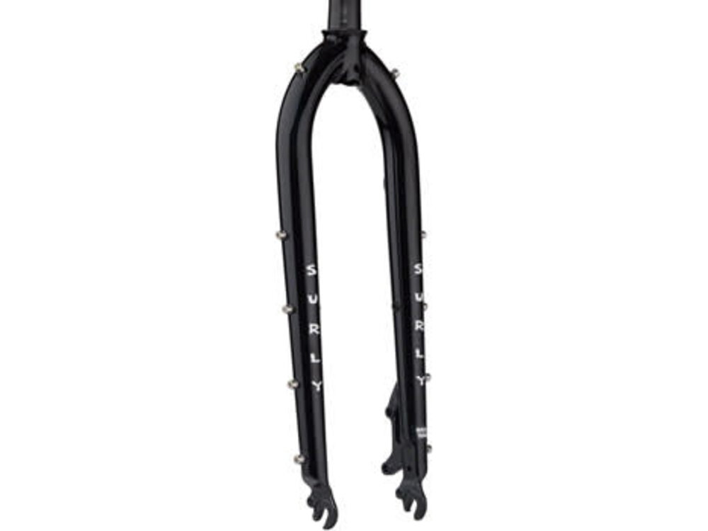 Surly Surly Cocktail Fork - 27.5", QRx100mm, 1-1/8" Straight Steerer, 420mm Axle To Crown, Steel, Black