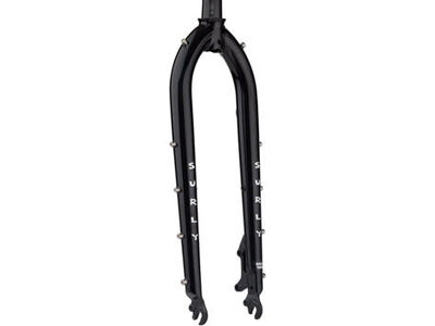 Surly Surly Cocktail Fork - 27.5", QRx100mm, 1-1/8" Straight Steerer, 420mm Axle To Crown, Steel, Black