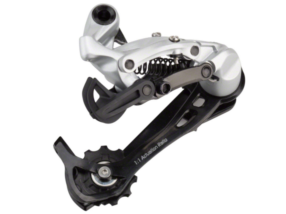 Sram SRAM X5 Rear Derailleur - 9 Speed, Long Cage, Silver
