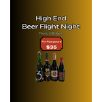 High End Beer Flight Night