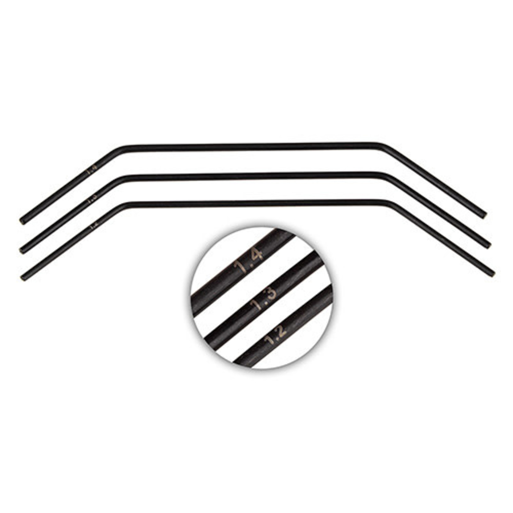 Team Associated ASC71128 Associated T6.1/SC6.1 Front Anti-Roll Bar Set