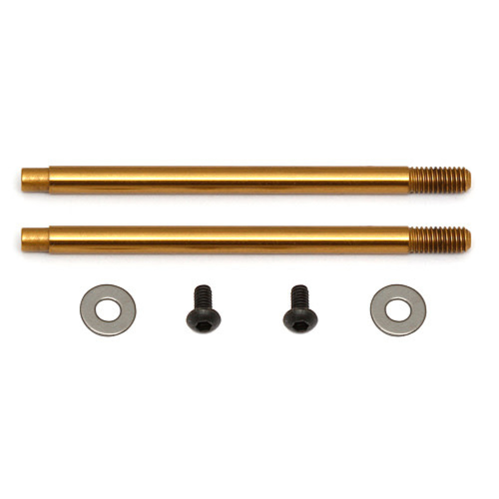 Team Associated ASC91619 Associated 3x27.5mm V2 Ti-Nitride Screw Mount Shock Shaft (2)