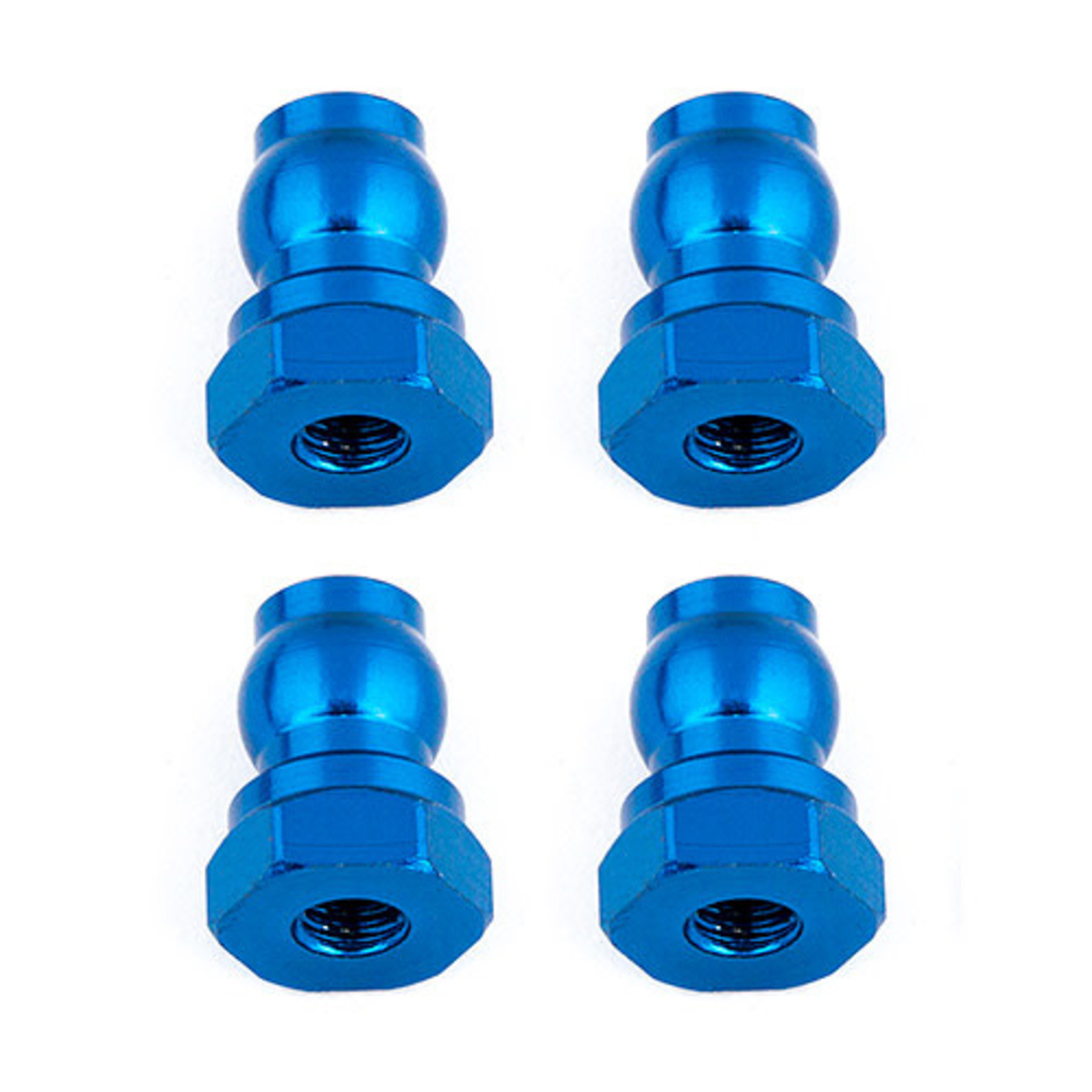 Team Associated ASC91815 Associated 10mm Aluminum Shock Bushings (Blue)