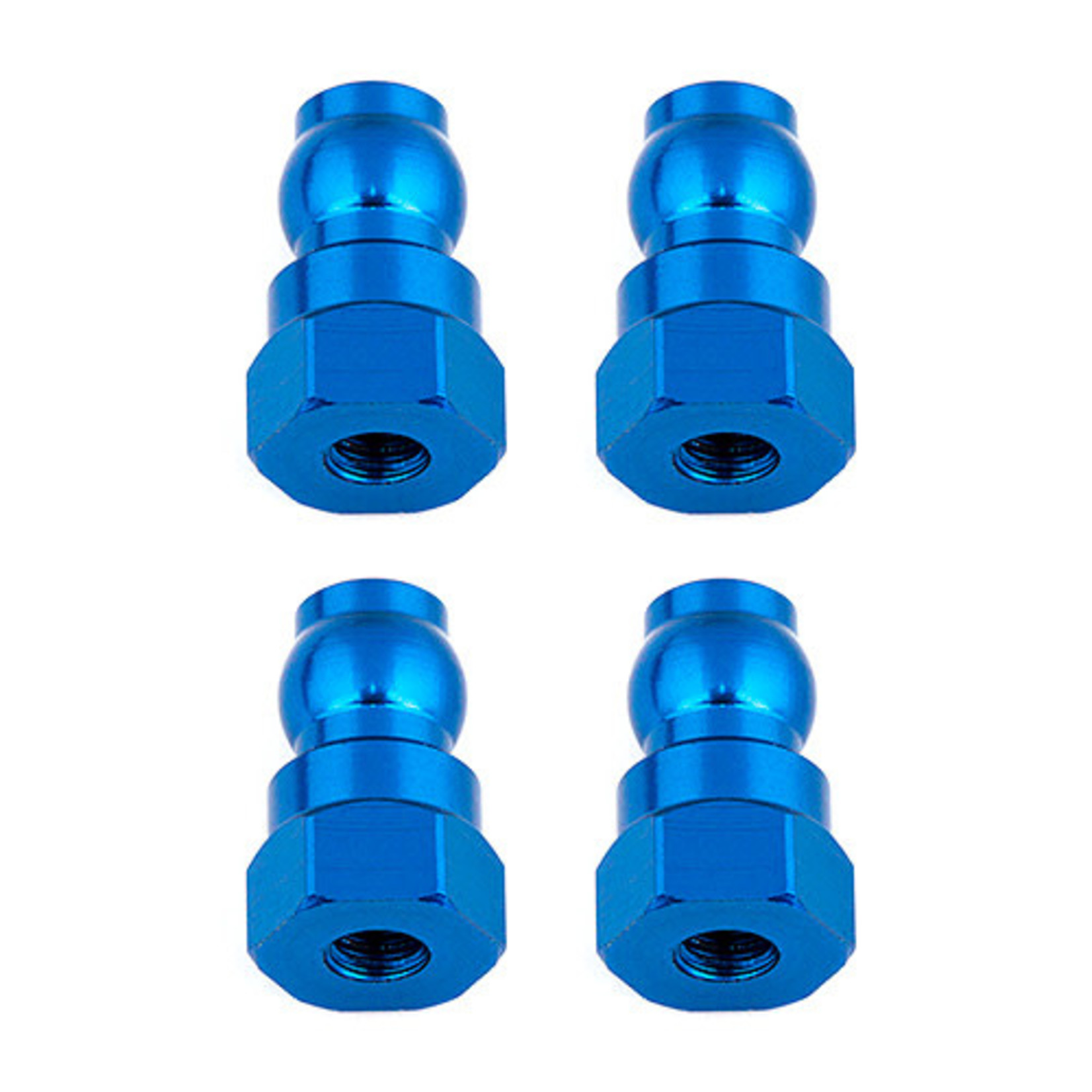 Team Associated ASC91816 Associated 12mm Aluminum Shock Bushings (Blue)