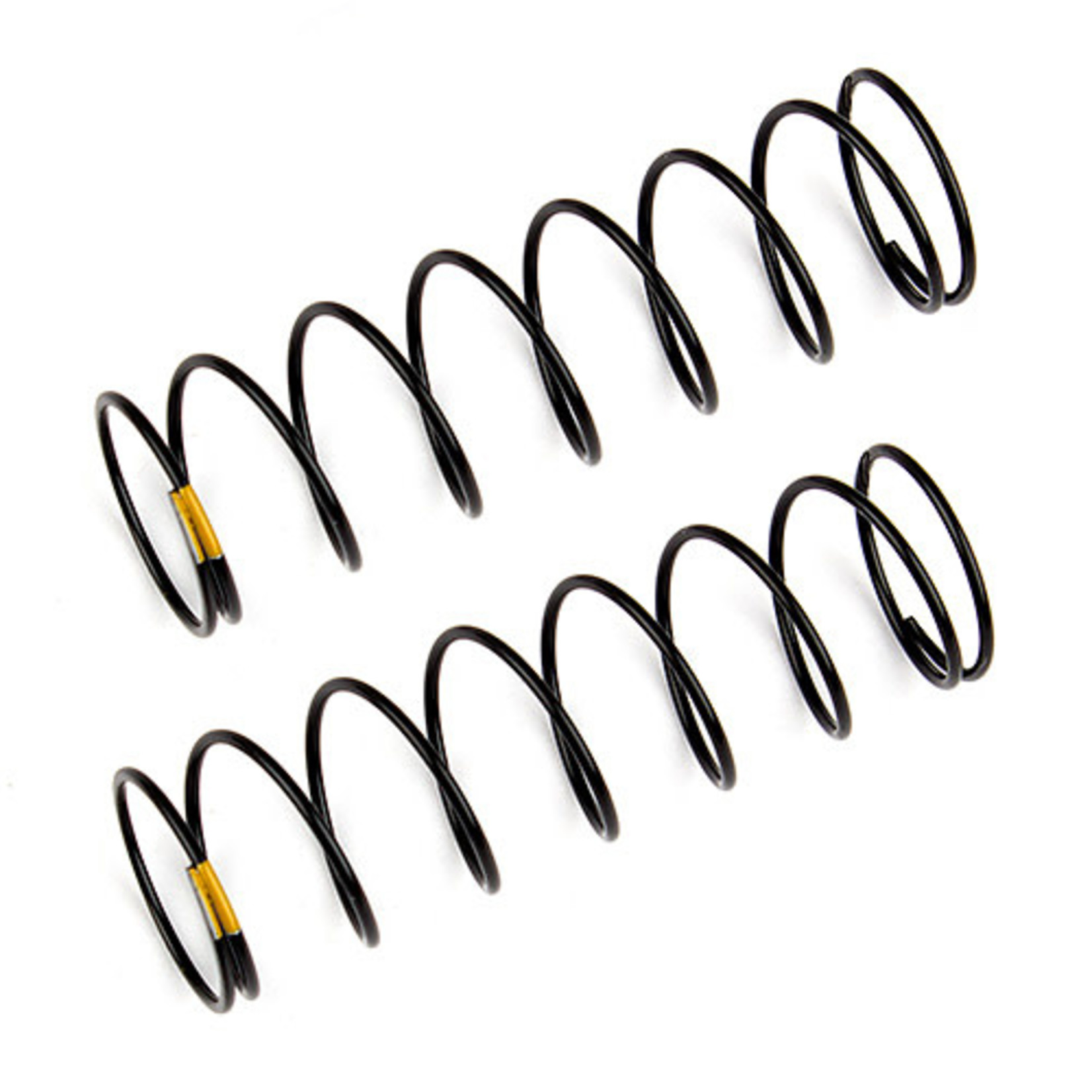 Team Associated ASC91841 Associated 12mm Rear Shock Spring (2) (Yellow/2.30lbs) (61mm Long)