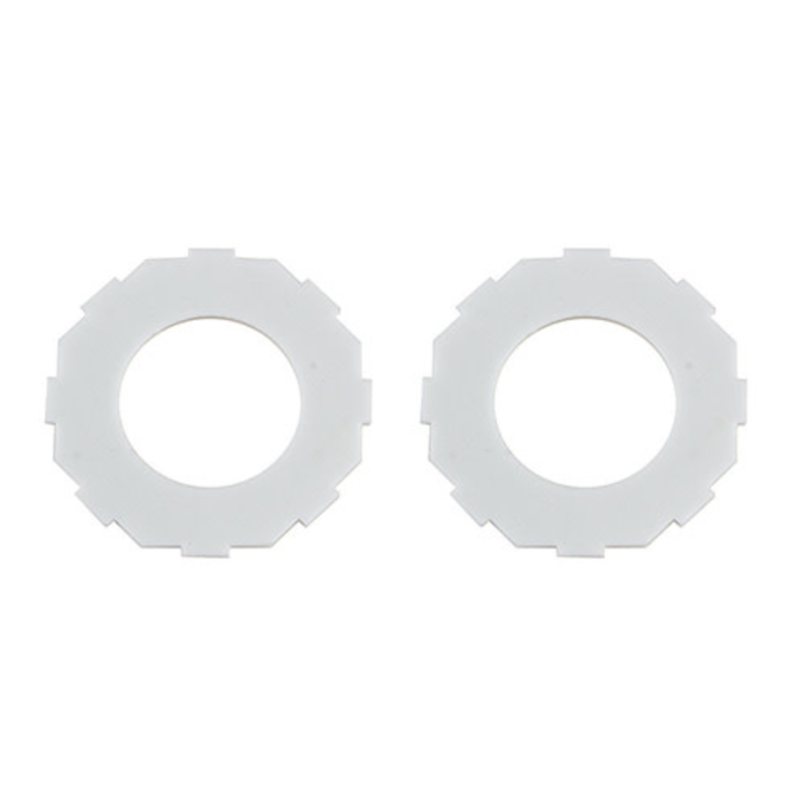 Team Associated ASC92288 Associated 19mm Octalock White Slipper Pads