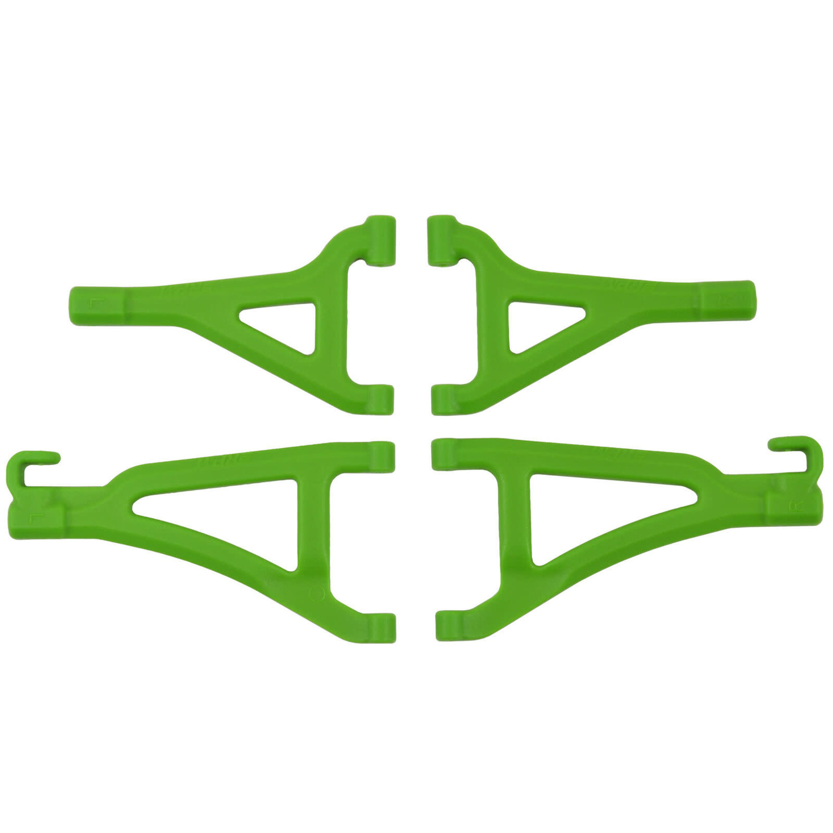 RPM RPM80694 RPM Front Upper & Lower A-Arm Set (Green) (1/16 E-Revo)