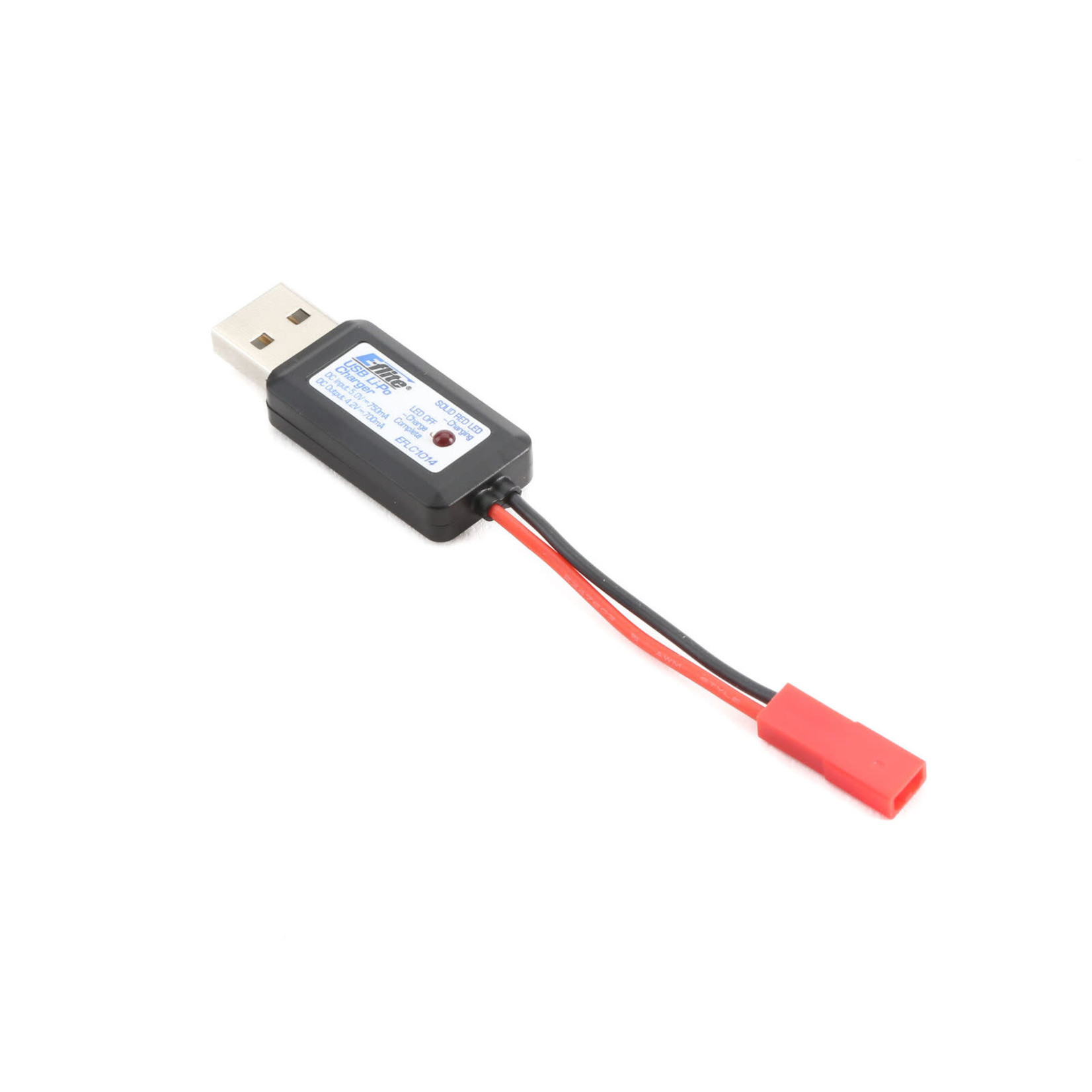 E-Flite EFLC1014 E-flite 1S USB Li-Po Charger, 700mA, JST