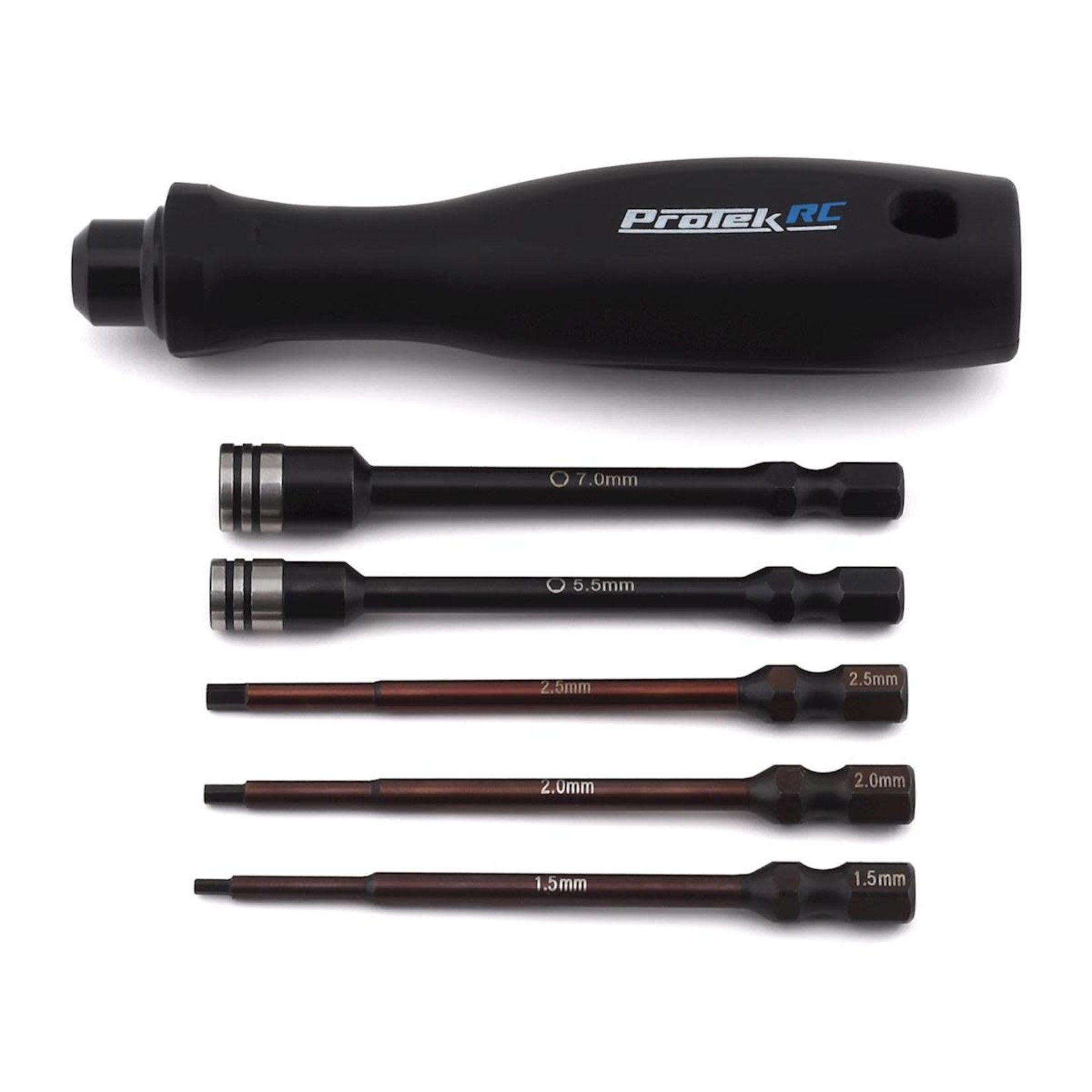 ProTek RC PTK-8462 ProTek RC "TruTorque" 5-Piece 1/4" Drive Hex & Nut Driver Set