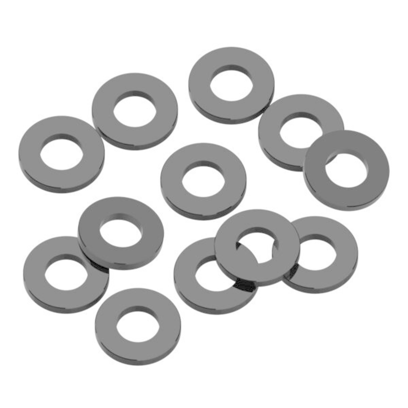 1UP 1UP80306 1Up Racing 3x6x0.75mm Precision Aluminum Shims - Black - 12pcs