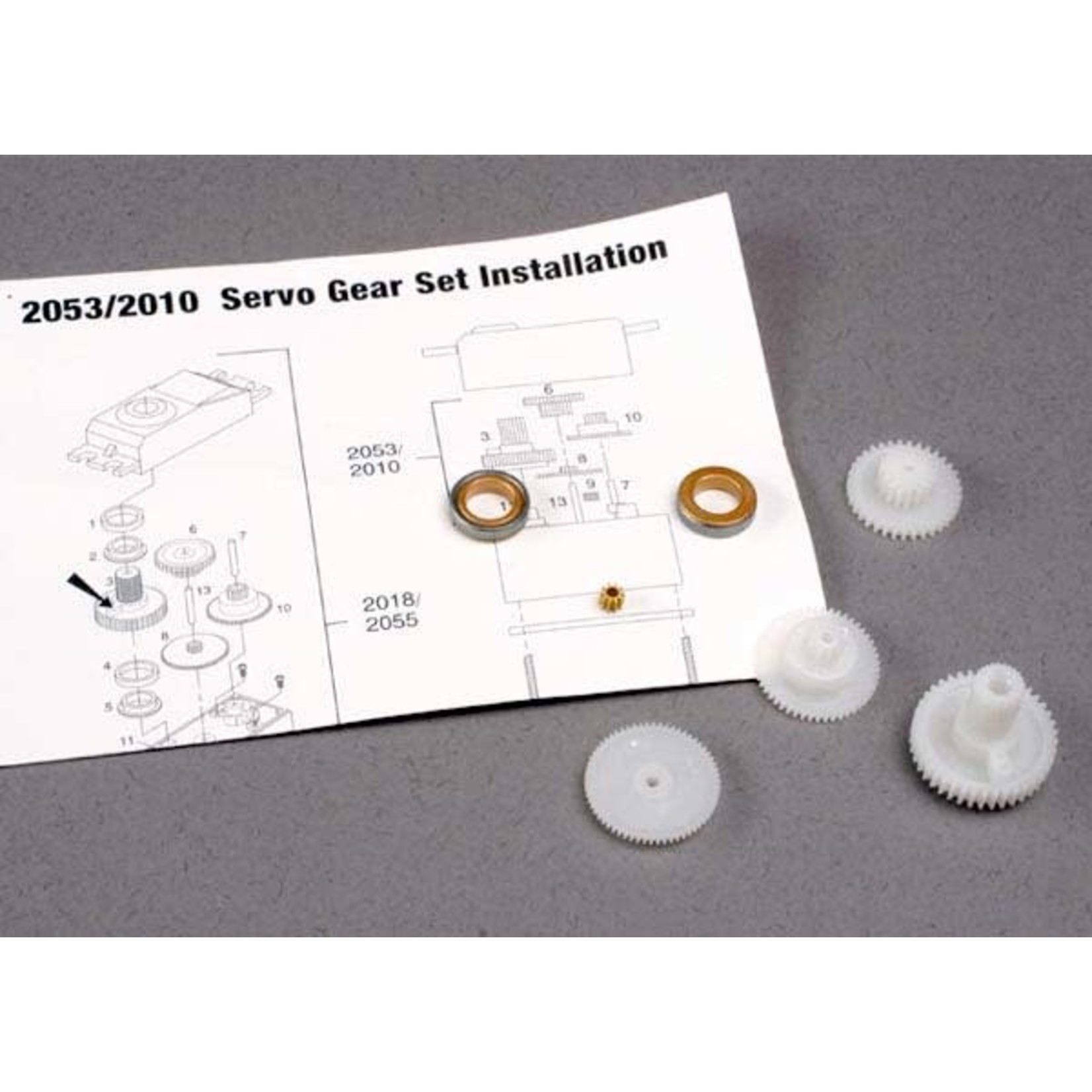 Traxxas TRA2010 Traxxas Gear Set for 2018 Servos