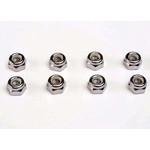 Traxxas TRA4147 Traxxas 5 mm Nylon Lock Nuts (8)