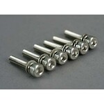 Traxxas TRA5142 Traxxas Cap-Head Machine Screws 3x15 mm w/ Washers (6)
