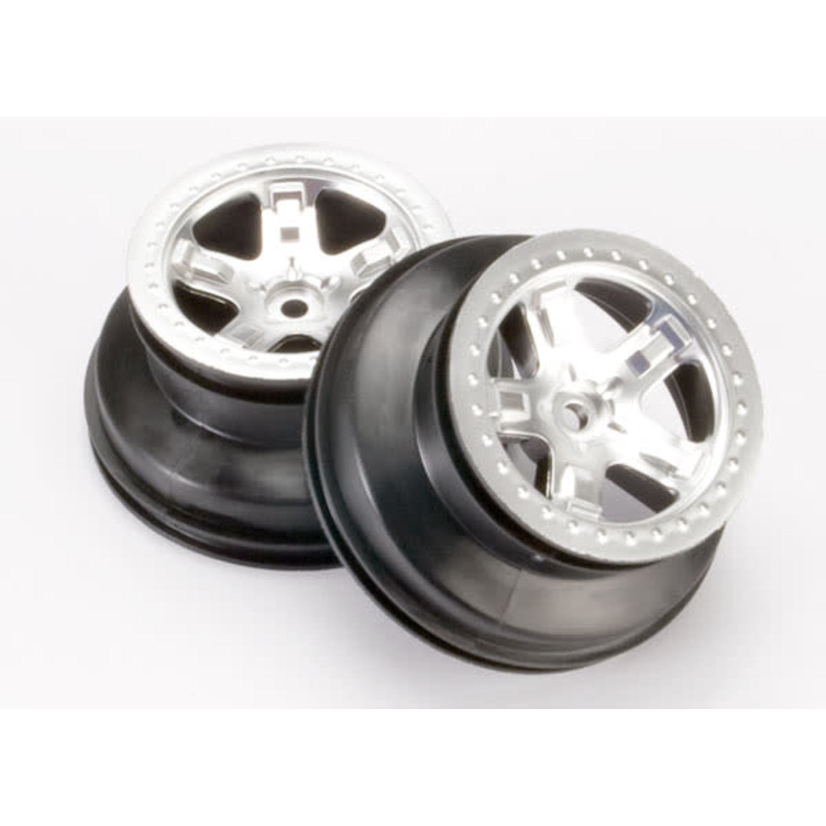 Traxxas TRA5874 Traxxas SCT Satin Chrome Wheels (2)