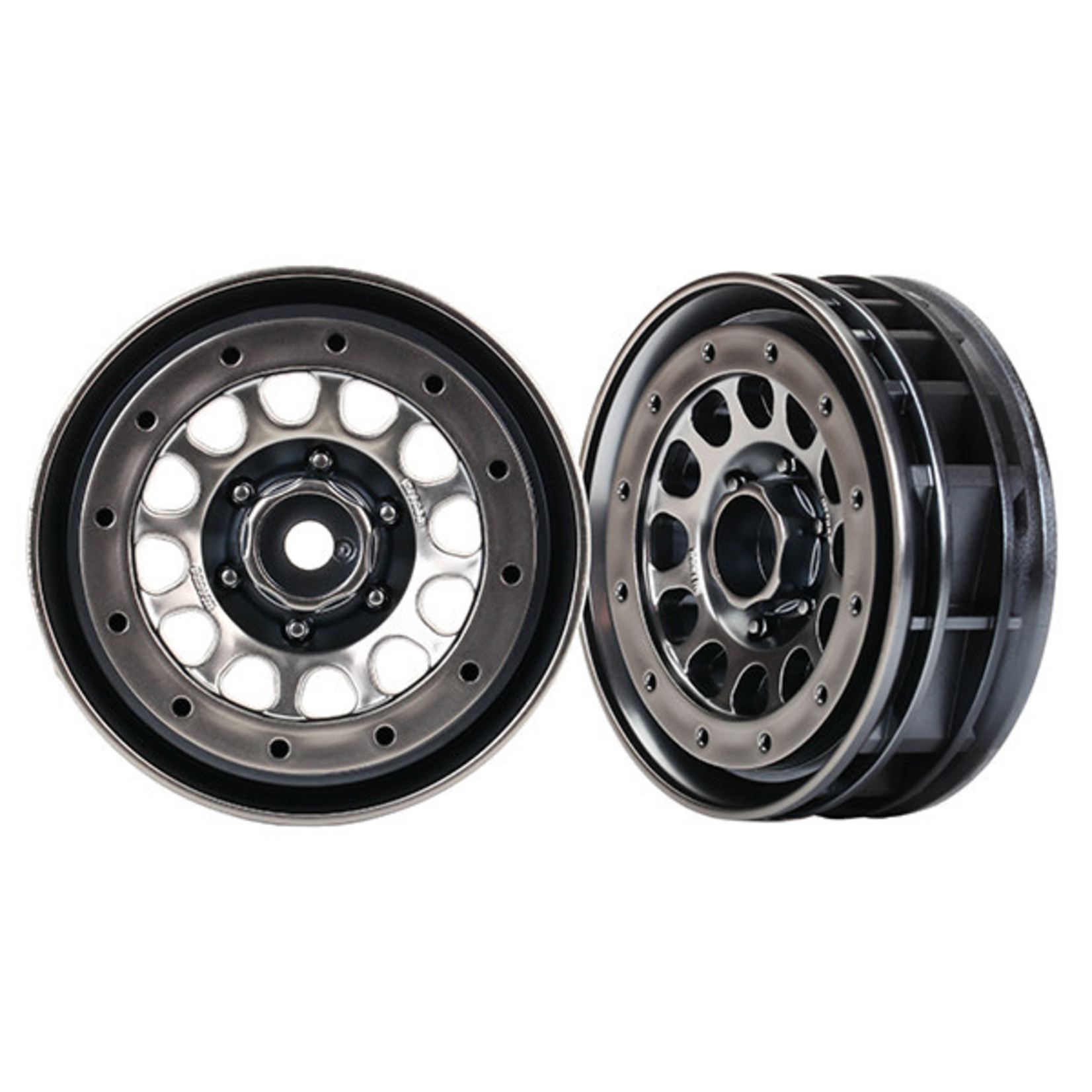 Traxxas TRA8173 Traxxas TRX-4 1.9" Blk Chrome Beadlock Method Wheels (2)