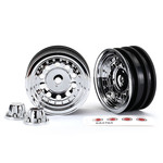 Traxxas **TRA8175 Traxxas TRX-4 1.9" Chrome Wheels with Center Caps