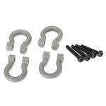 Traxxas TRA8234 Traxxas TRX-4 Gray Bumper D-Rings with Screws