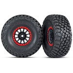 Traxxas TRA8474 Traxxas UDR Method Black & Red Wheels w/ BFG Tires (2)