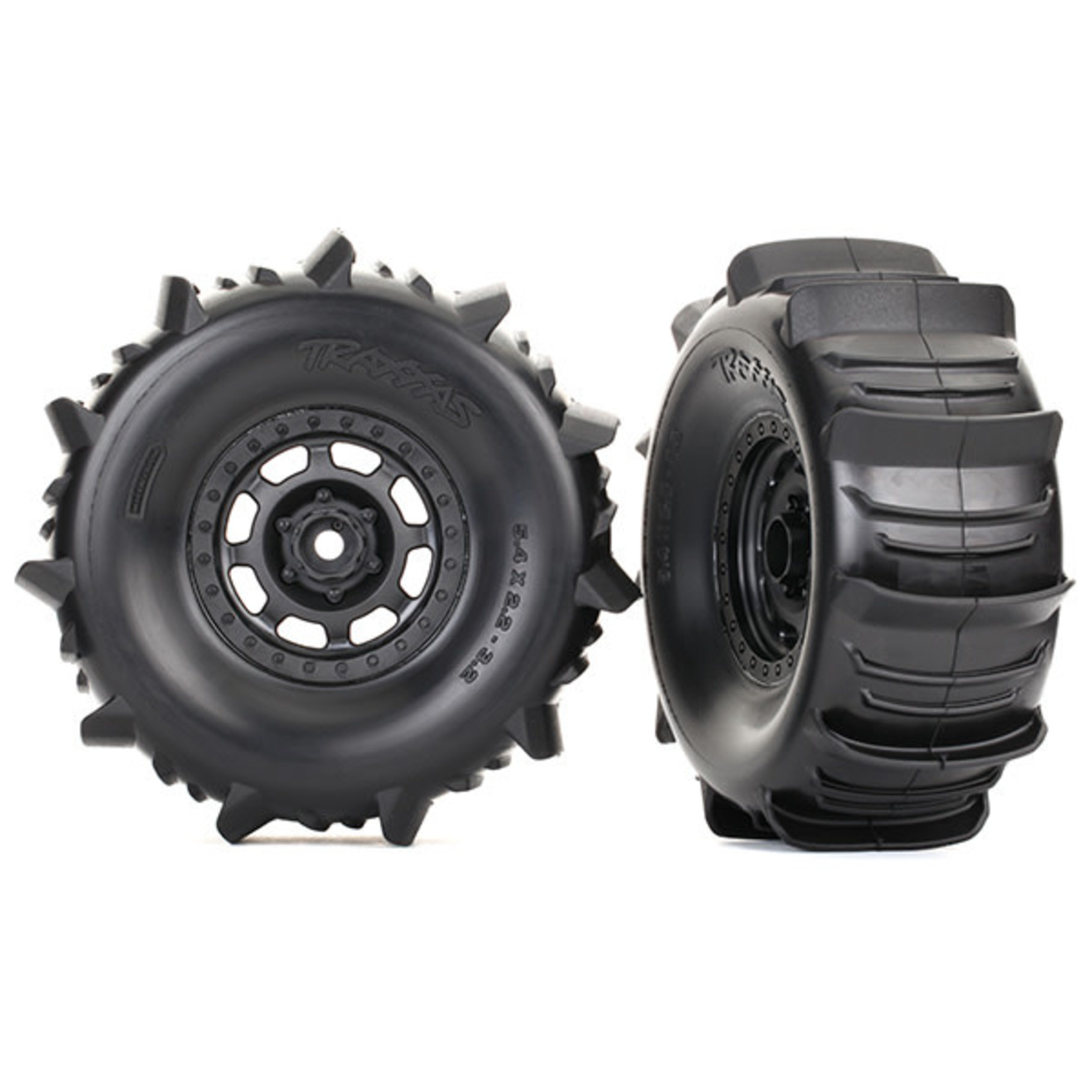 Traxxas TRA8475 Traxxas UDR Pre-Mounted Paddle Tires (2) w/17mm Hex