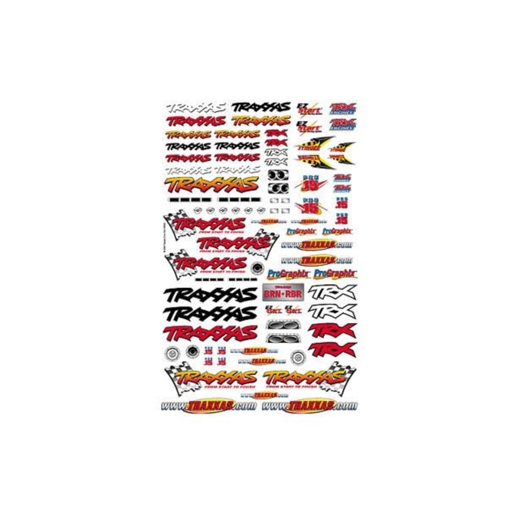 Traxxas TRA9950 Traxxas Team Traxxas Racing Decal Set