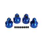 Traxxas TRA7764A Traxxas Blue Aluminum GTX Shock Caps (4)