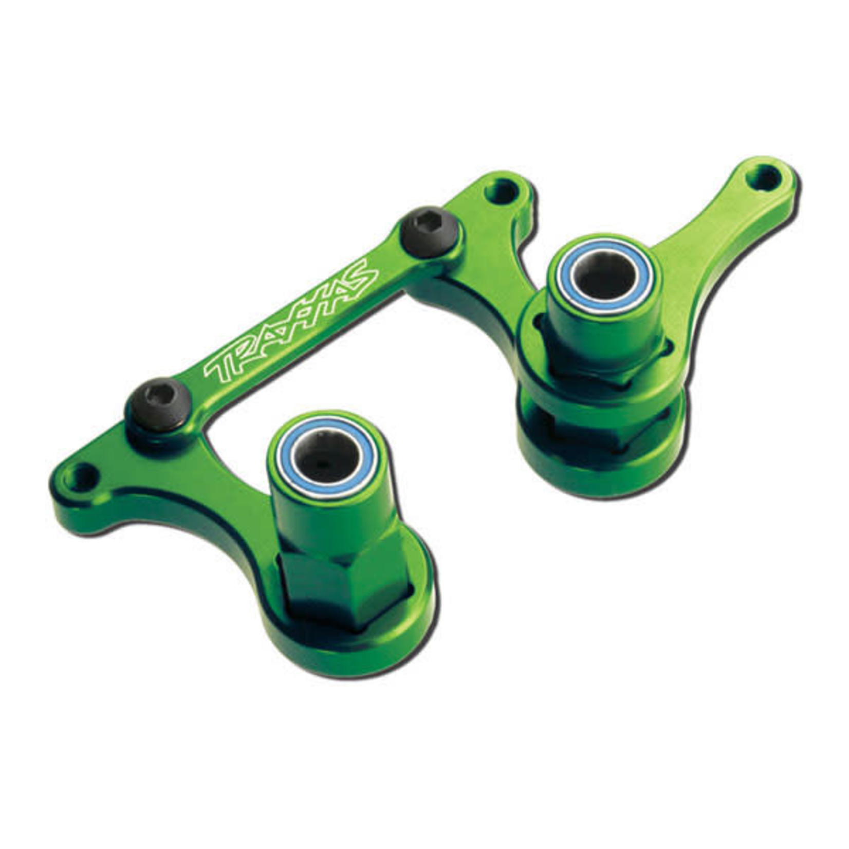 Traxxas TRA3743G Traxxas 2WD Green Aluminum Steering Bellcranks