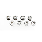 Traxxas TRA5147X Traxxas 5 mm Flanged Nylon Lock Nuts (8)