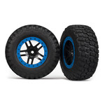 Traxxas TRA5885A Traxxas T&W Ss Black, Blue/Bfg Mt Tires
