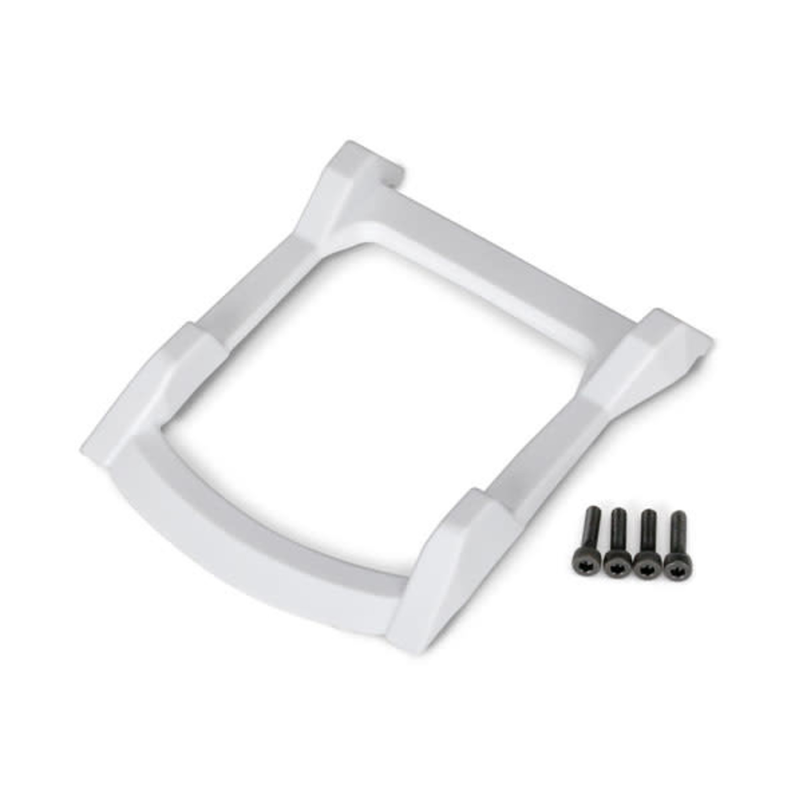 Traxxas TRA6728A Traxxas Rustler 4X4 White Roof Skid Plate with Screws