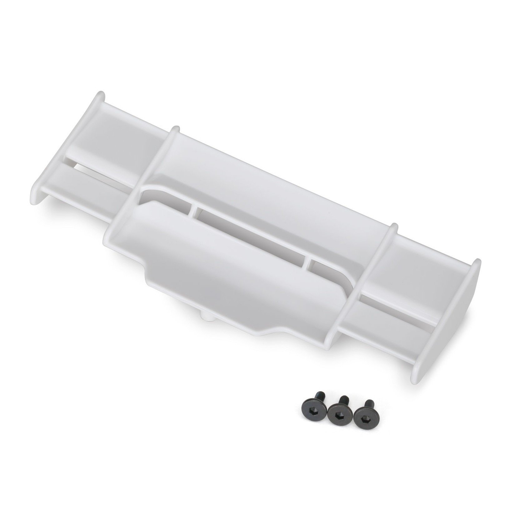 Traxxas TRA6721A Traxxas Rustler 4X4 White Rear Wing with Screws