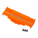 Traxxas TRA6721T Traxxas Rustler 4X4 Orange Rear Wing with Screws