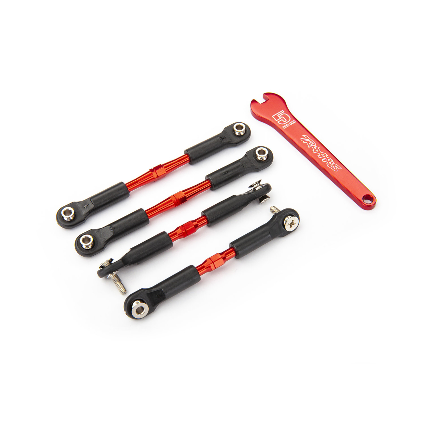 Traxxas TRA3741X Traxxas Red Aluminum Camber Link Set (F&R)