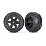 Traxxas TRA6768 Traxxas RXT 2.8" Black Wheels & Anaconda Tires (2)