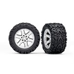 Traxxas TRA6773R Traxxas RXT 2.8" Satin Chrome Wheels & Talon EXT Tires (2)