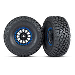 Traxxas TRA8474X Traxxas UDR Method Black & Blue Race Wheels w/ BFG Tires (2)