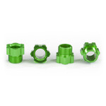 Traxxas TRA8886G Traxxas TRX-4 Green Aluminum Stub Axle Nuts (4)