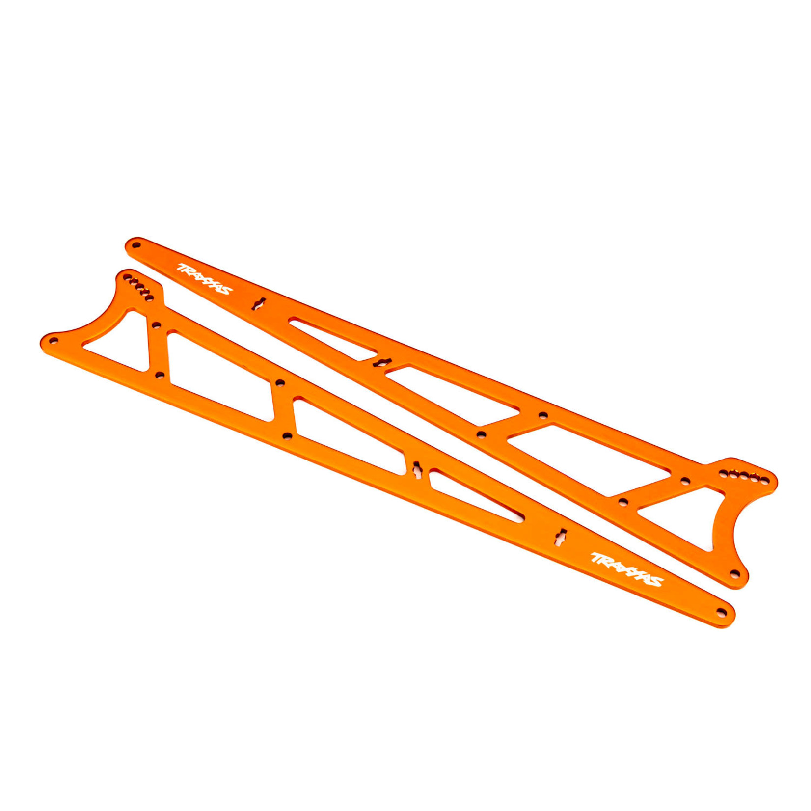 Traxxas TRA9462A Traxxas Side Plates Wheelie Bar Orange Aluminum