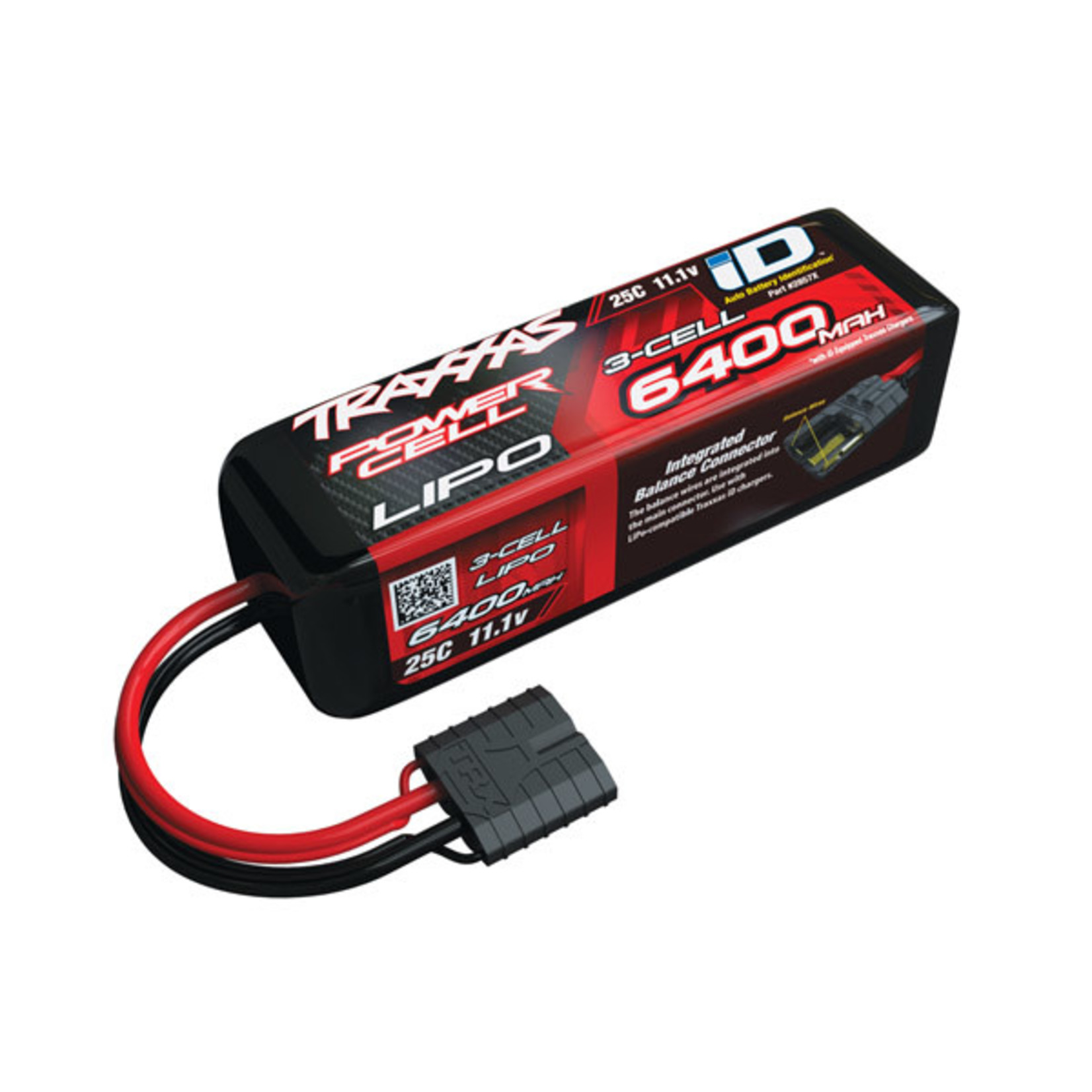 Traxxas TRA2857X Traxxas 6400 mAh 11.1 Volt 3-Cell LiPo Battery