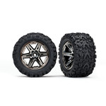 Traxxas TRA6774X Traxxas RXT 2.8" Black Chrome Wheels & Talon EXT Tires (2)