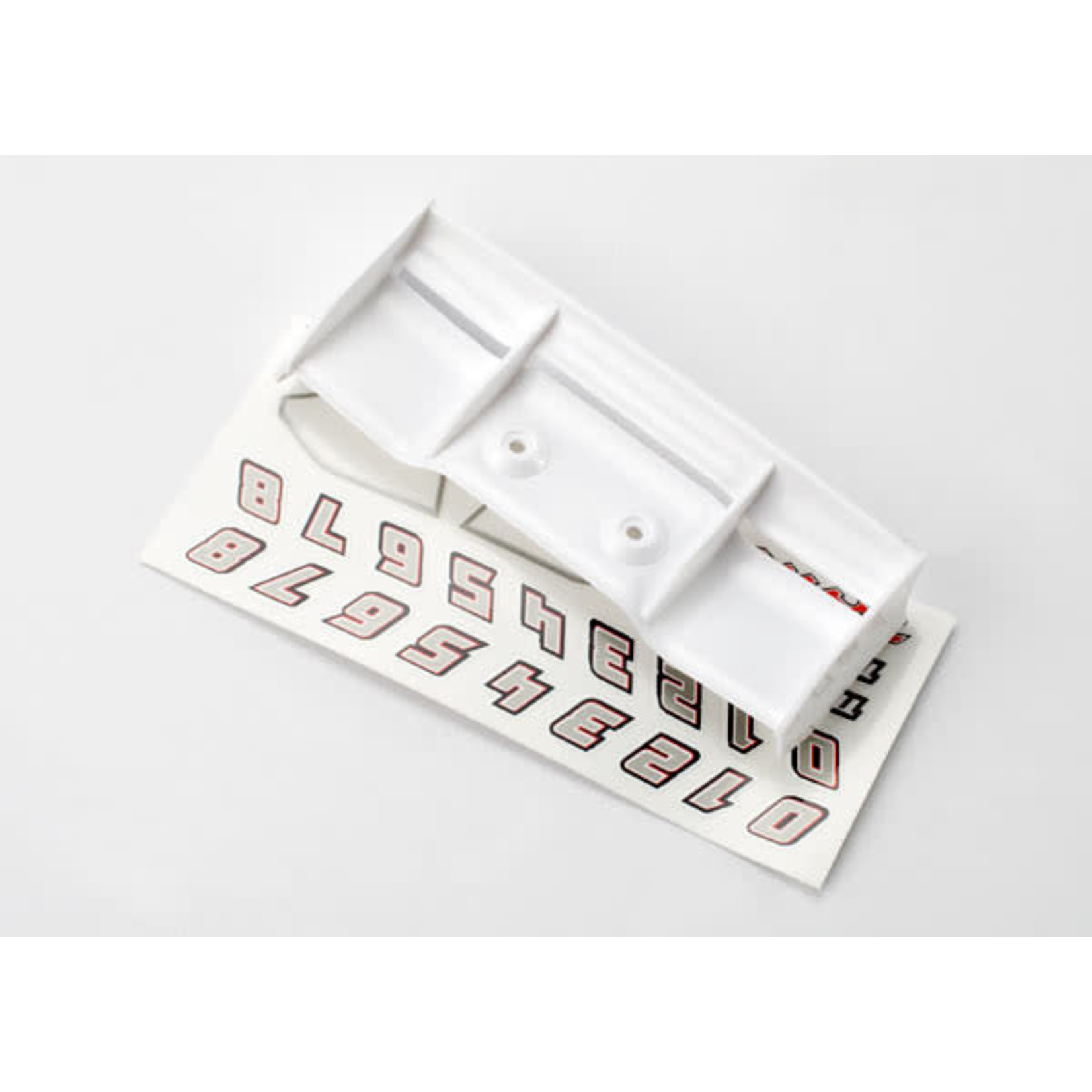 Traxxas TRA7123 Traxxas Wing 1/16 E-Revo Wht Decals