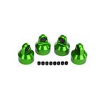 Traxxas TRA7764G Traxxas Green Aluminum GTX Shock Caps (4)