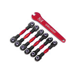 Traxxas TRA8341R Traxxas 4-Tec Red Aluminum Turnbuckle Set