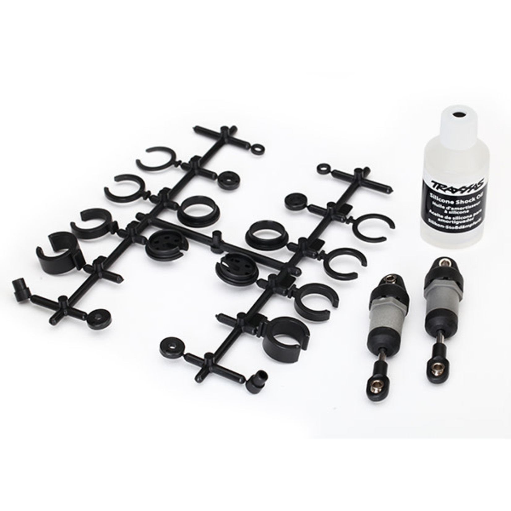 Traxxas TRA8360 Traxxas 4-Tec Short Gray Ultra Shocks with Spacers (2)