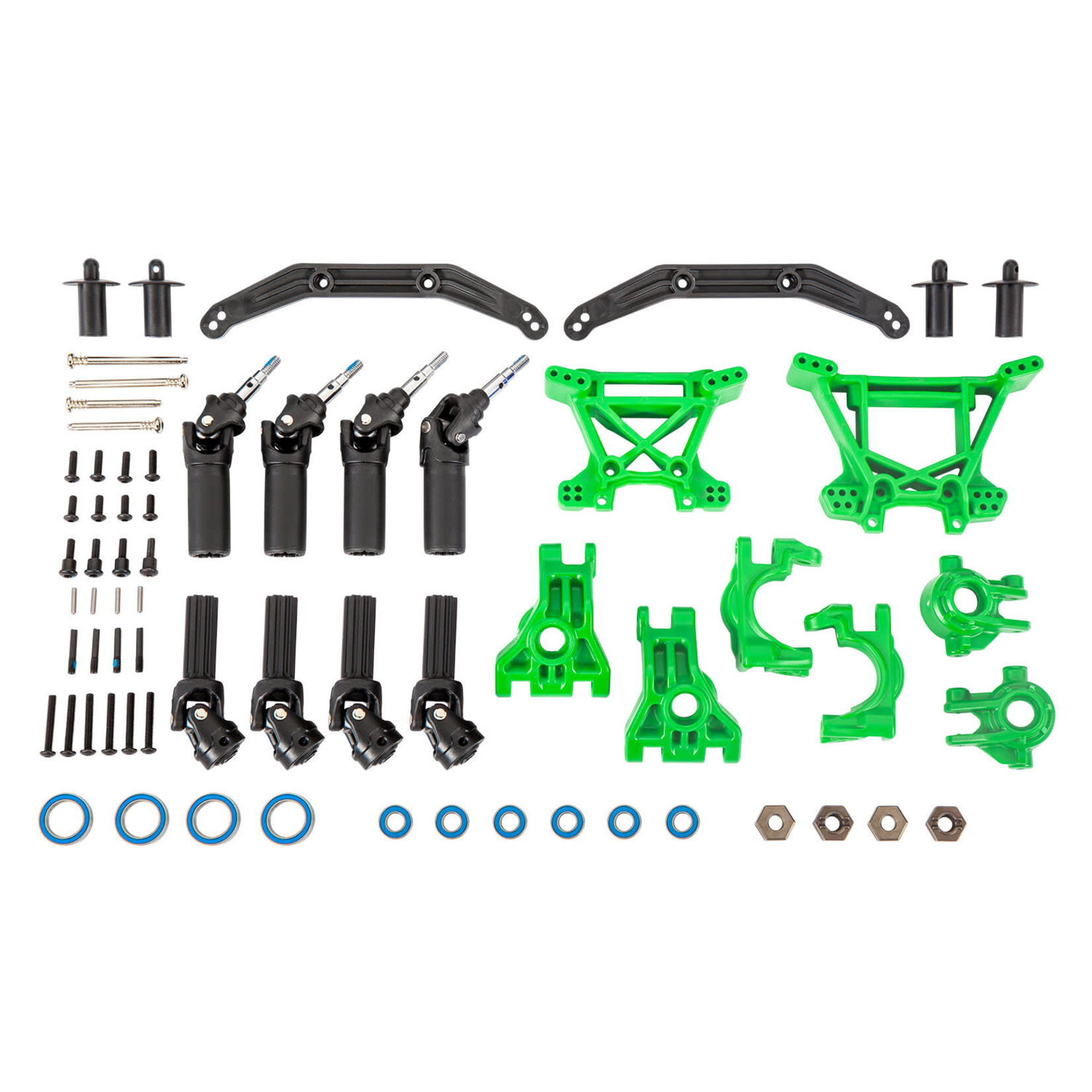 Traxxas TRA9080G Traxxas Green Extreme Heavy-Duty Upgrade Kit