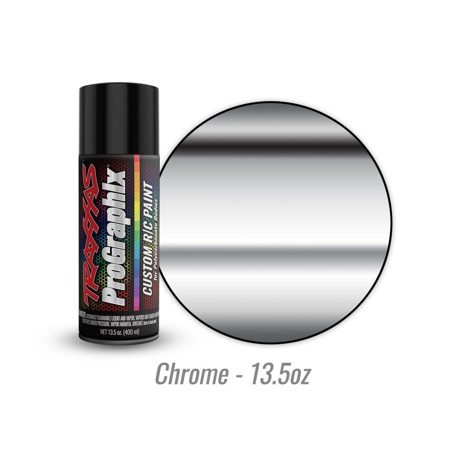 Traxxas TRA5046X Traxxas Chrome ProGraphix Spray Paint (13.5 oz)