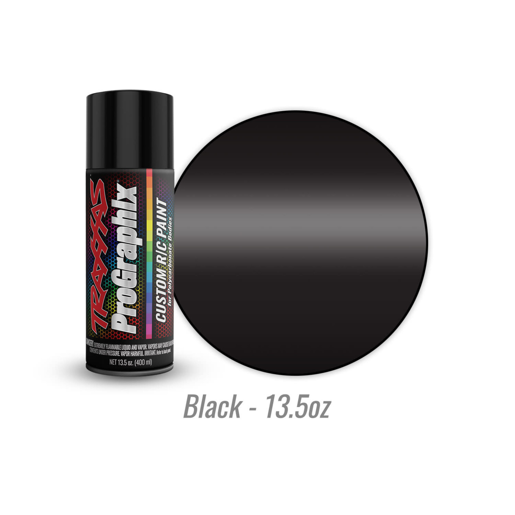 Traxxas TRA5055X Traxxas Black ProGraphix Spray Paint (13.5 oz)