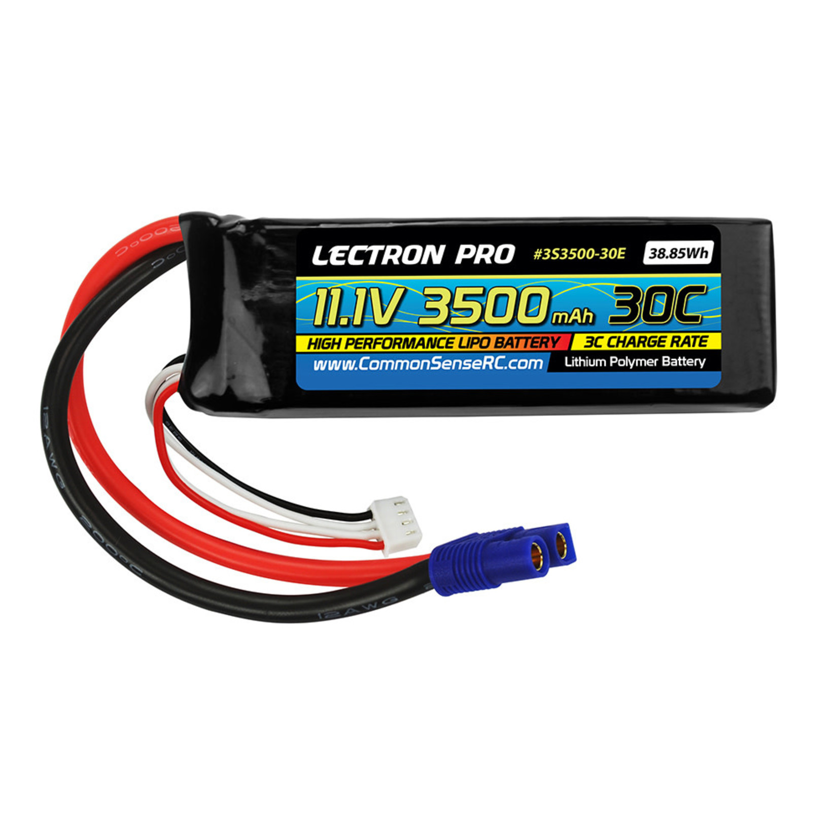 Lectron Pro 3S3500-30E Lectron Pro 11.1v 3500mah 30C EC3