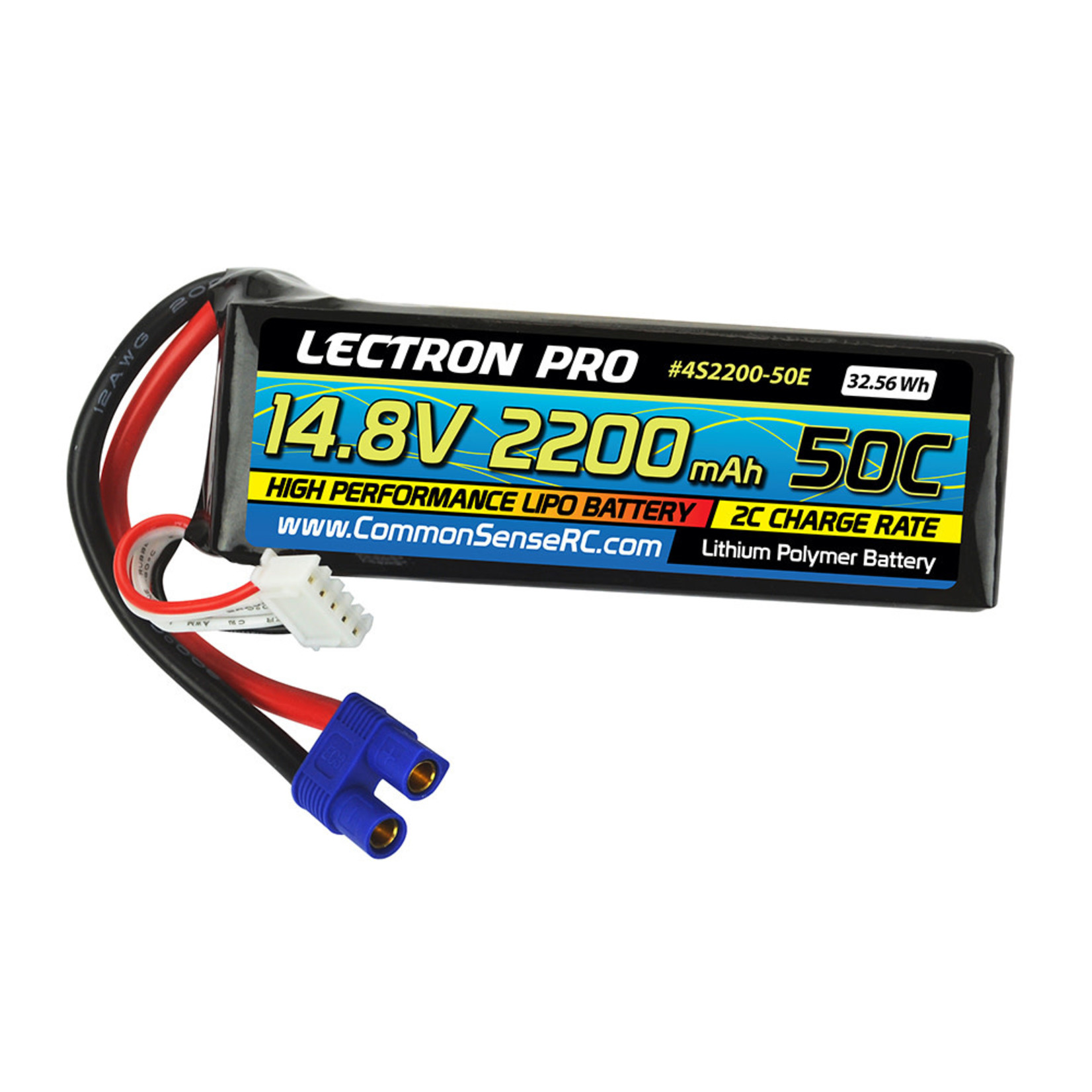 Lectron Pro Lectron Pro 14.8V 2200mAh 50C with EC3 Con